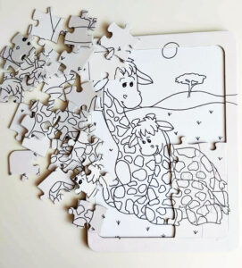 Ausmalpuzzle_Giraffe