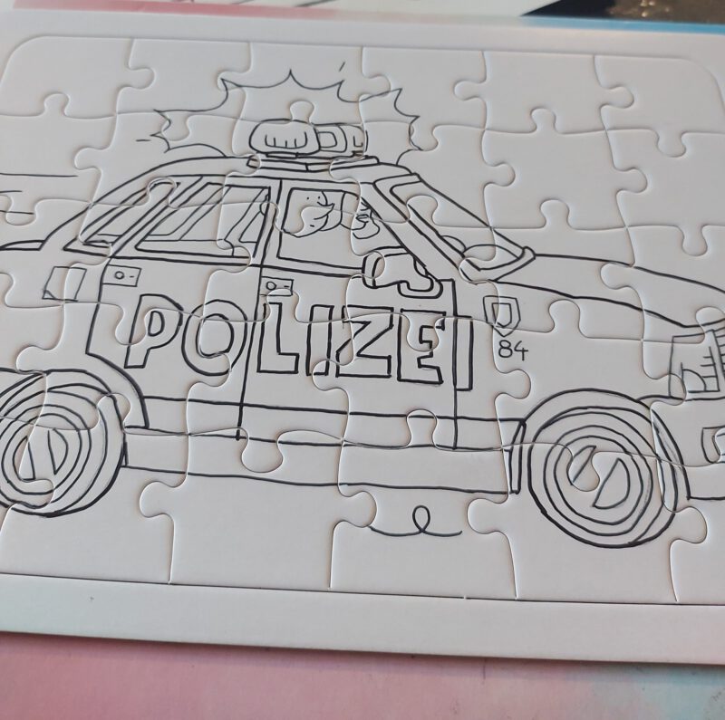 Ausmalpuzzle_Polizei