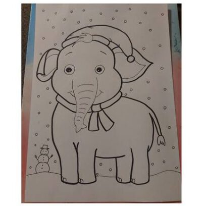 Weihnachtselefant Puzzle