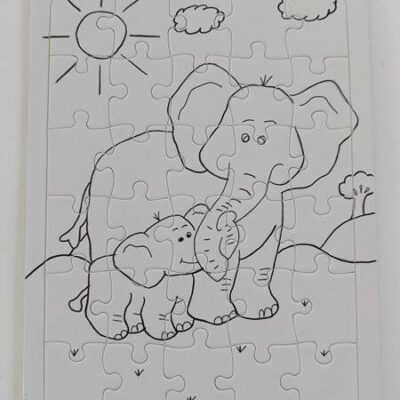 Elefanten Puzzle