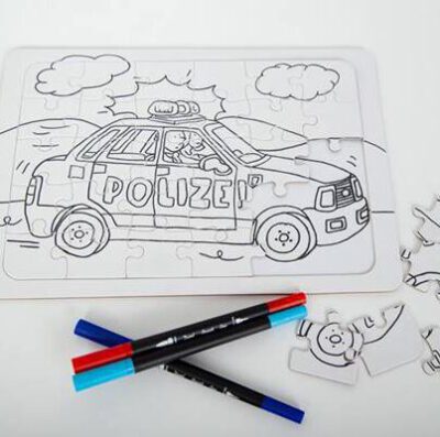 Polizei Puzzle für Kinder