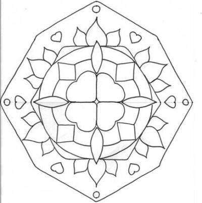 Ausmalset Mandala – Bild 2