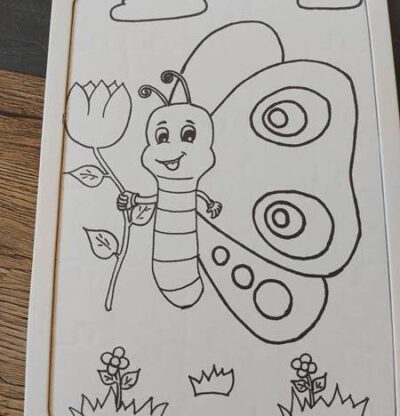 Ausmalbild Schmetterling
