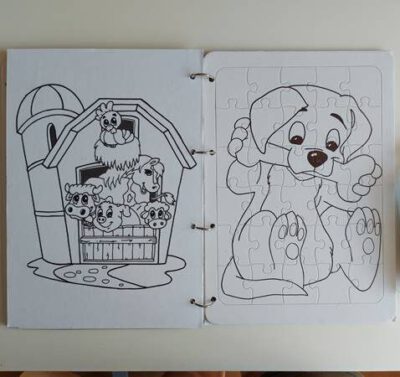 Ausmalpuzzle für Kinder