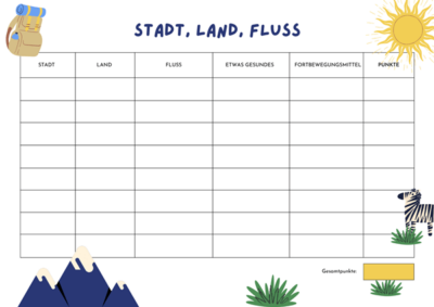 Stadt Land Fluss zum Downloaden