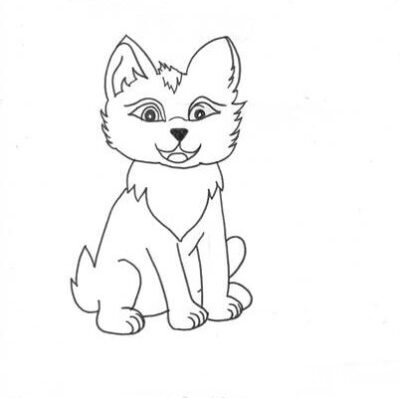 Bügelbild_Wolf